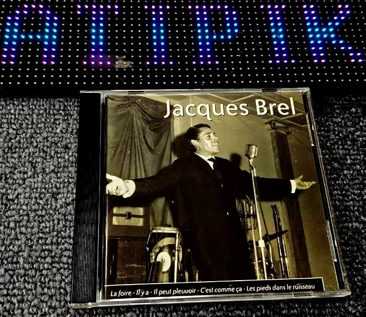 📀 Cd Jacques Brel - Album Rare Digitalement Remasterisé Pays-Bas 2006 🥇